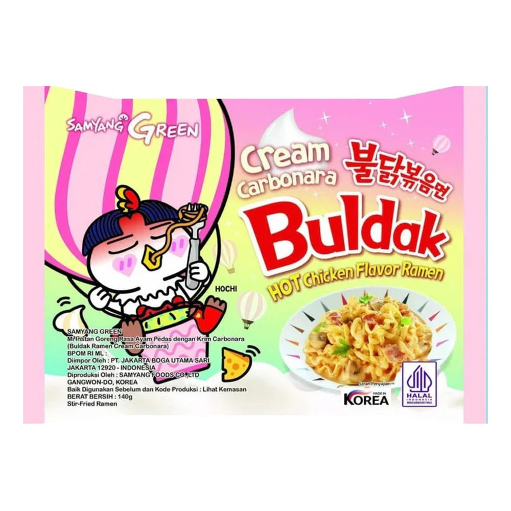 Samyang Buldak Cream Carbonara Hot Chicken Ramen 140g