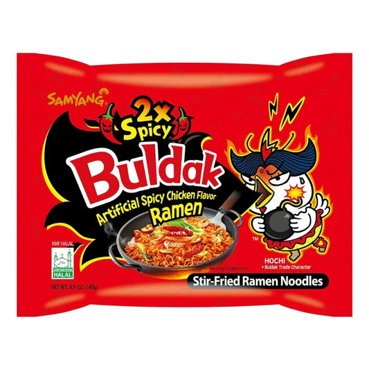 Samyang Buldak Hot Chicken Flavour Korean Ramen (2x Spicy) 140G