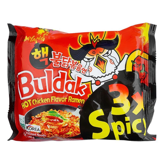 Samyang Buldak Hot Chicken Flavour Ramen - 3x Spicy 140g