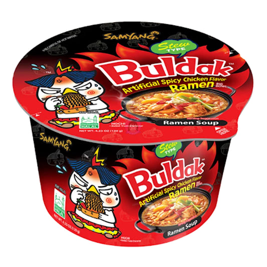 Samyang Hot Chicken Flavor Ramen (Stew Type) Big Bowl 120g