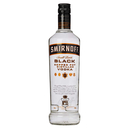 Smirnoff Black Copper Pot Distilled Vodka 70cl