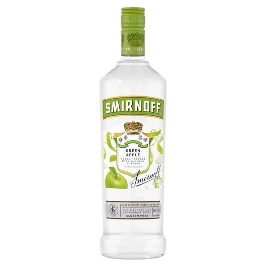 Smirnoff Green Apple Flavoured Vodka 70cl