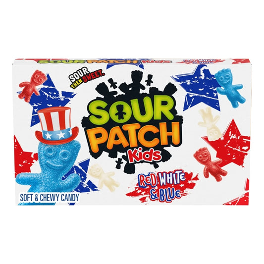 Sour Patch Kids Red White & Blue Theatre Box