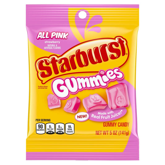 Starburst Gummies All Pink 5oz (141g)