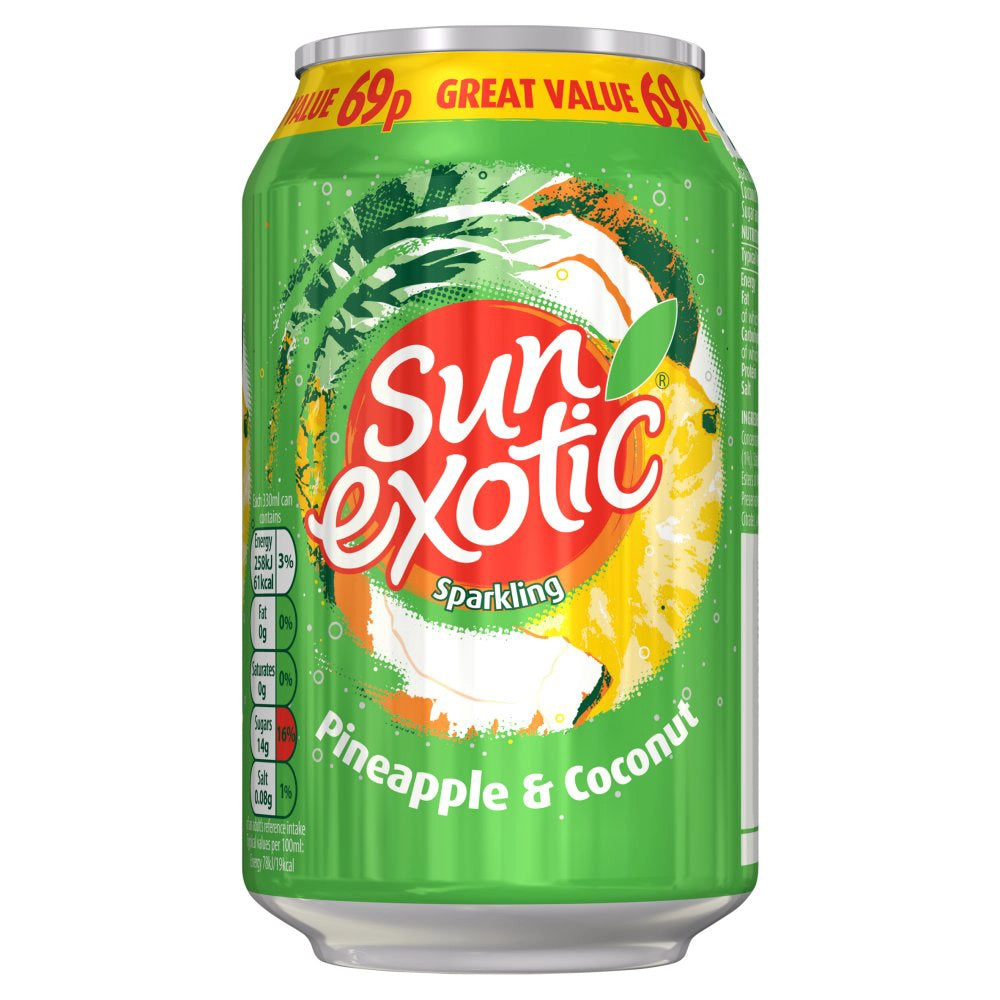 Sun Exotic Pineapple & Coconut 330ml