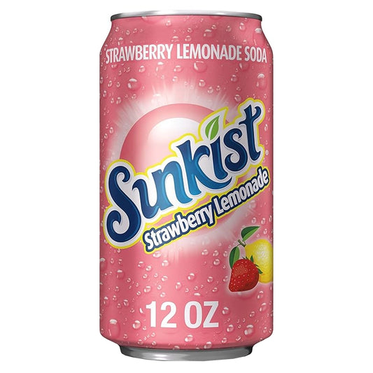 Sunkist Strawberry Lemonade 355ml