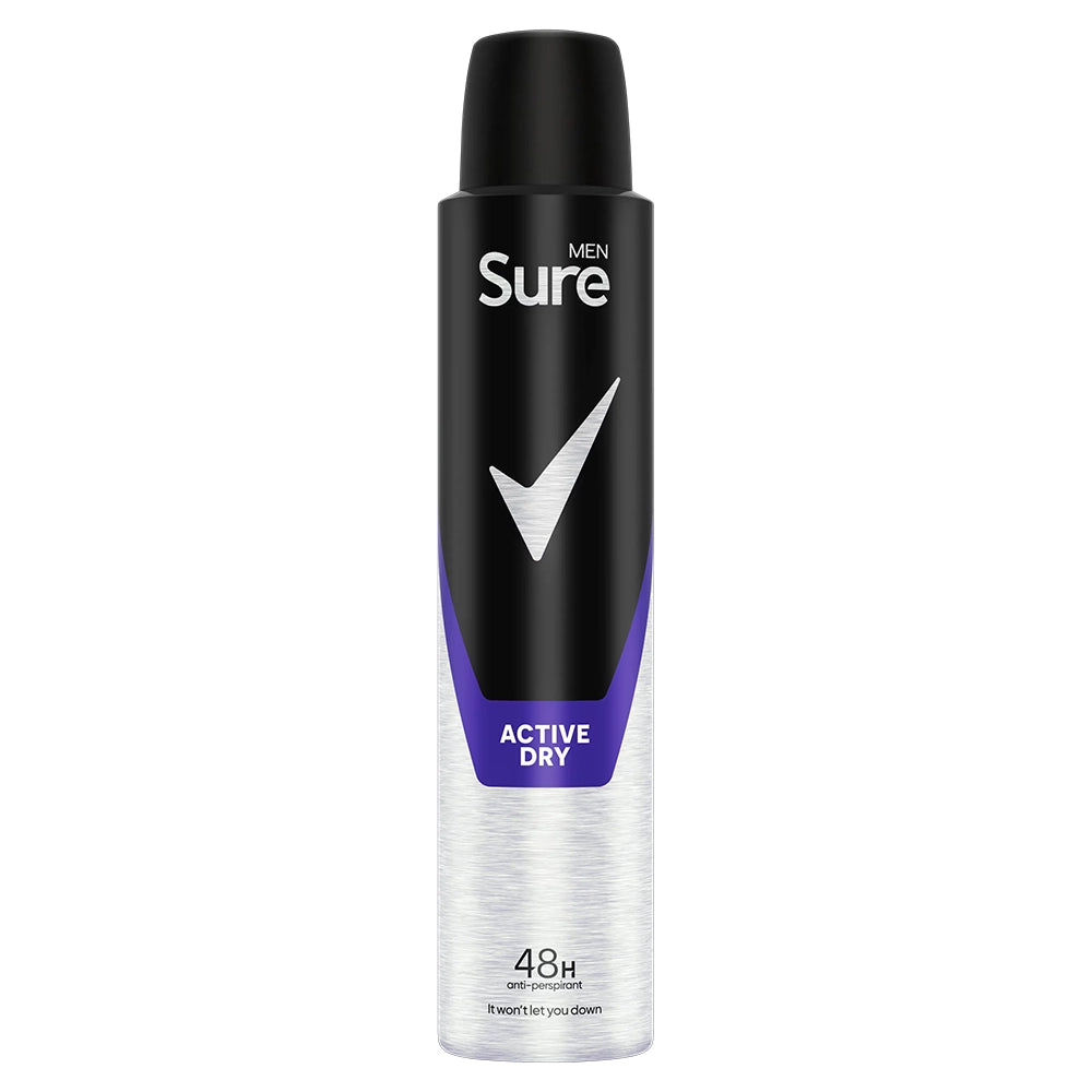 Sure Men Active Dry Deodorant Spray 250ml