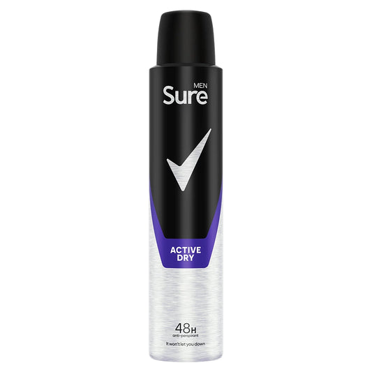 Sure Men Active Dry Deodorant Spray 250ml