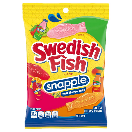 Swedish Fish Snapple Peg Bag 3.61oz (102g)
