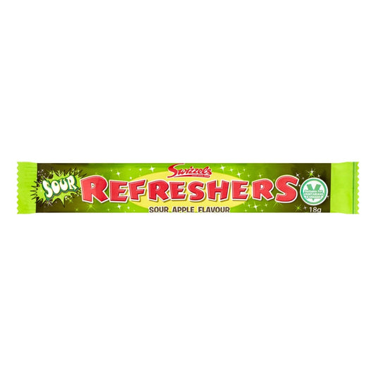 Swizzels Refreshers Sour Apple Flavour Chew Bar 18g