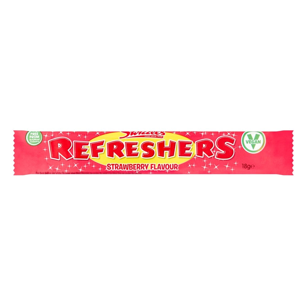 Swizzels Refreshers Strawberry Flavour Chew Bar 18g