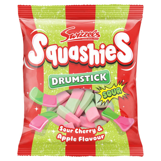 Swizzels Squashies Drumstick Sour Cherry & Apple Flavour 131g