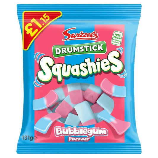 Swizzles Drumstick Squashies Bubblegum Flavour 131g