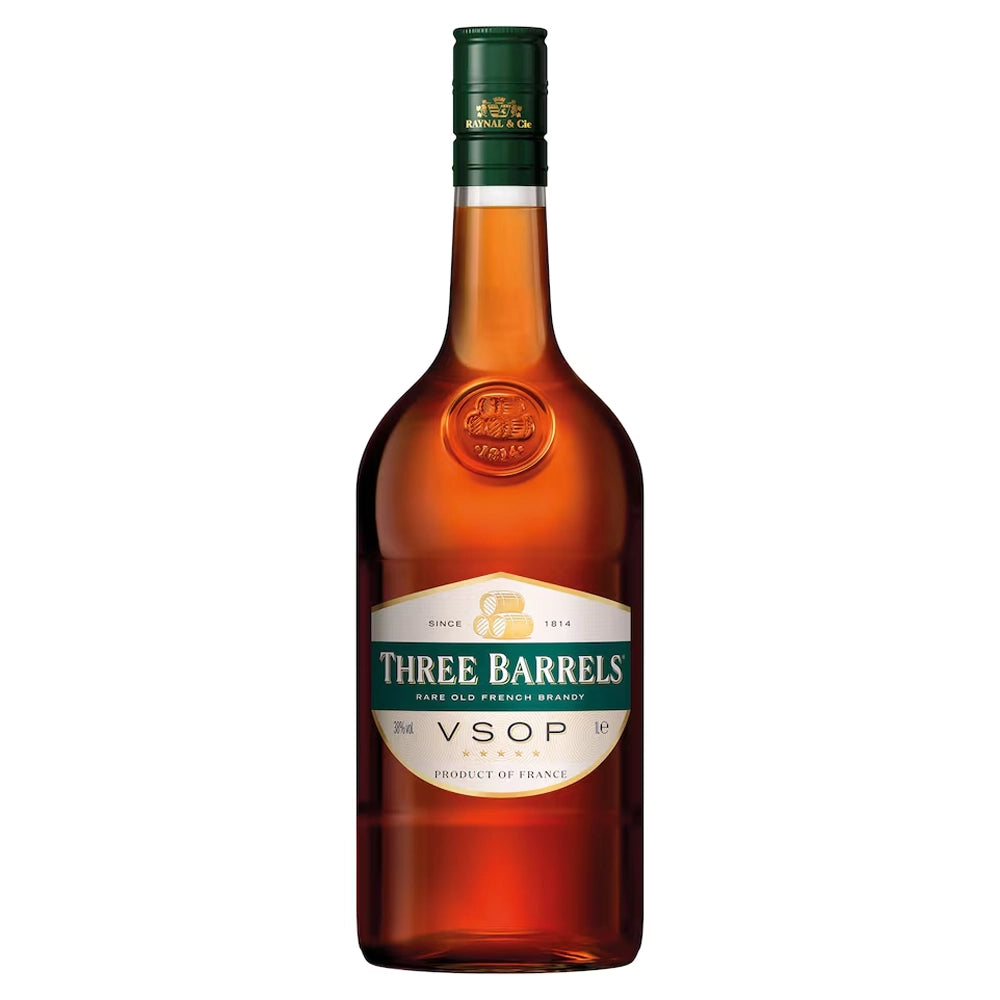 Three Barrels Rare Old French Brandy VSOP 1L