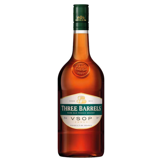Three Barrels Rare Old French Brandy VSOP 1L