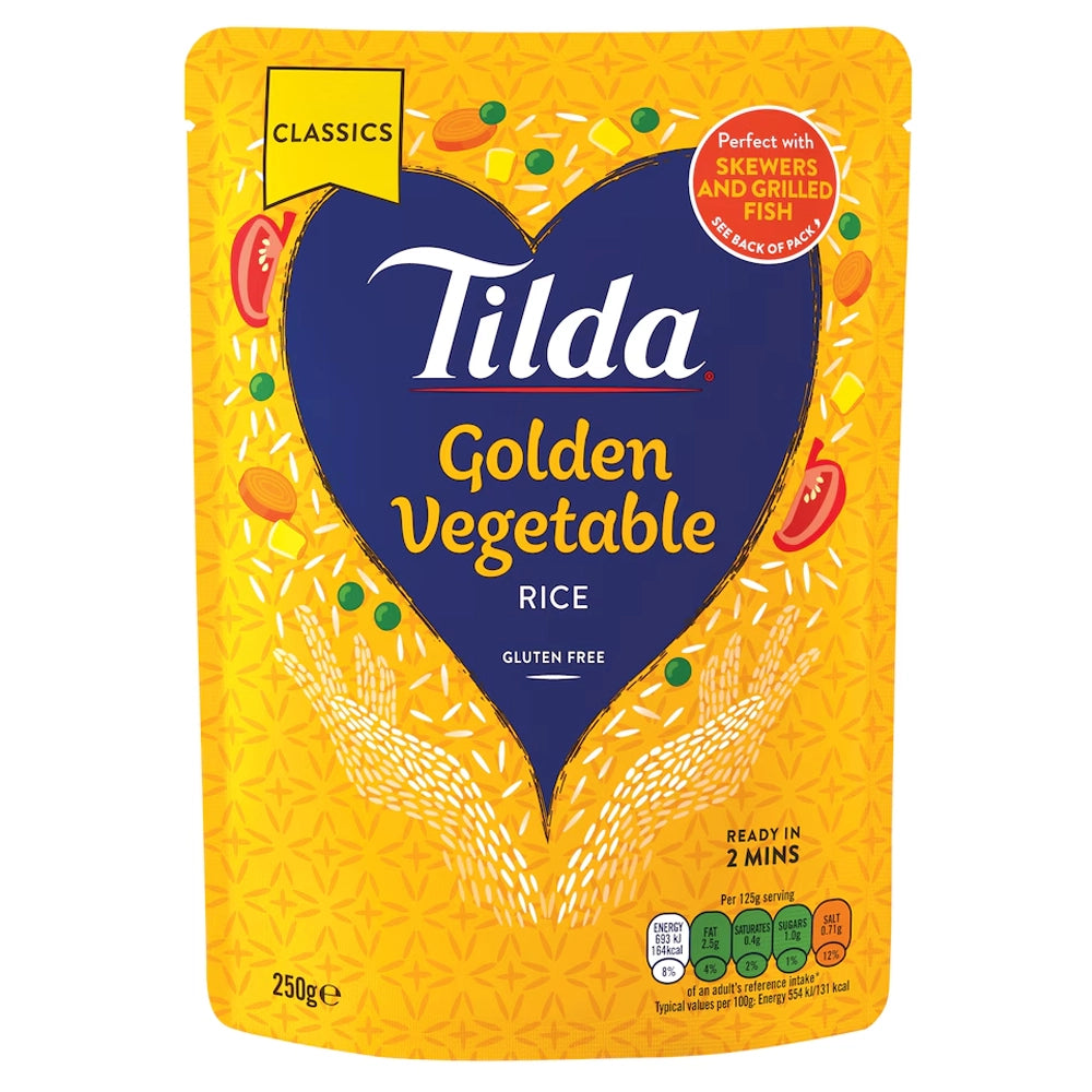 Tilda Golden Vegetable Rice 250g
