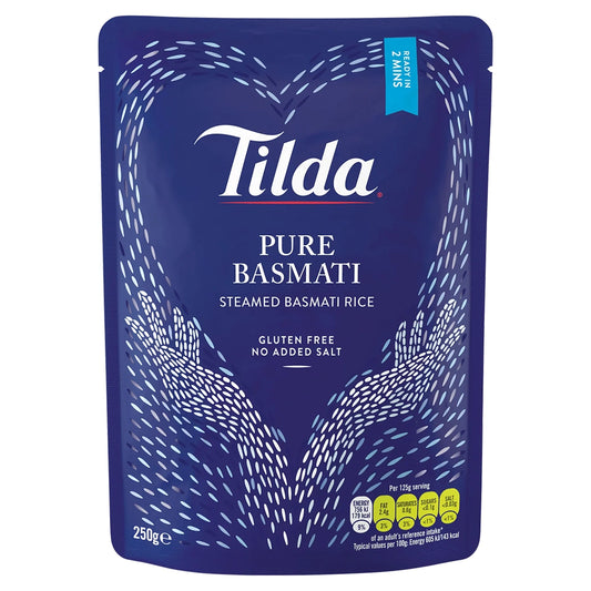 Tilda Steamed Pure Basmati Rice 250g