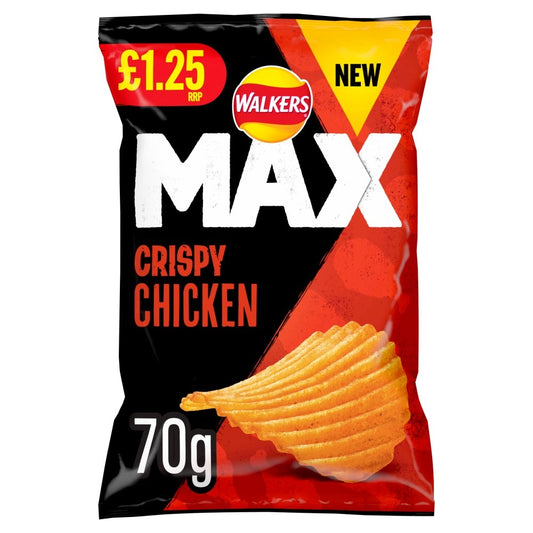 Walkers Max Crispy Chicken 70g