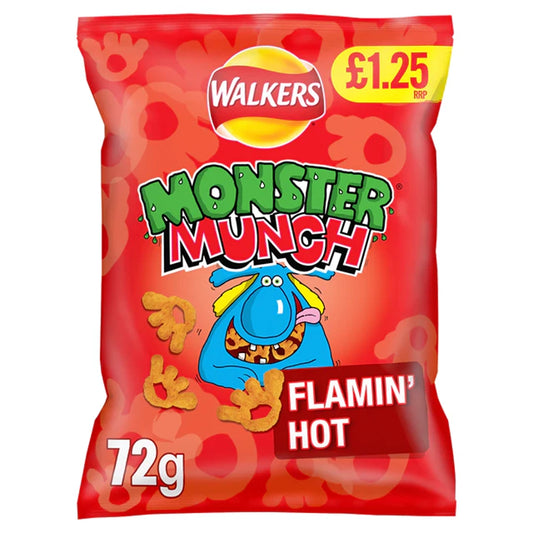 Walkers Monster Munch Flamin' Hot 72