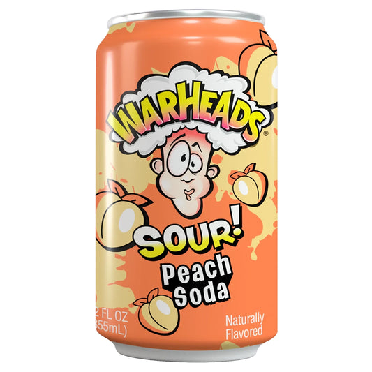 Warheads Sour Peach Soda 355ml