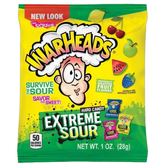 Warheads Extreme Sour Bag 28g