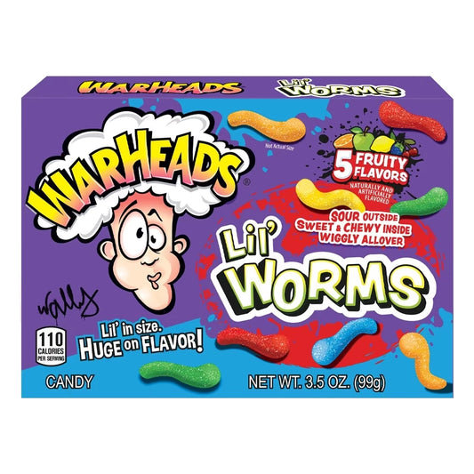 Warheads Lil' Worms Theatre 99g