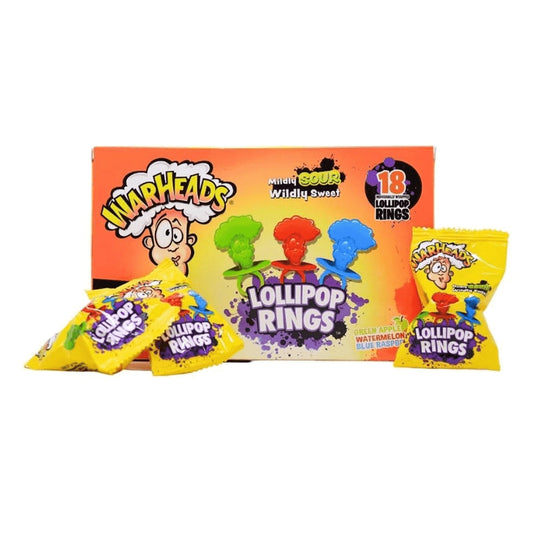 Warheads Lollypop Rings