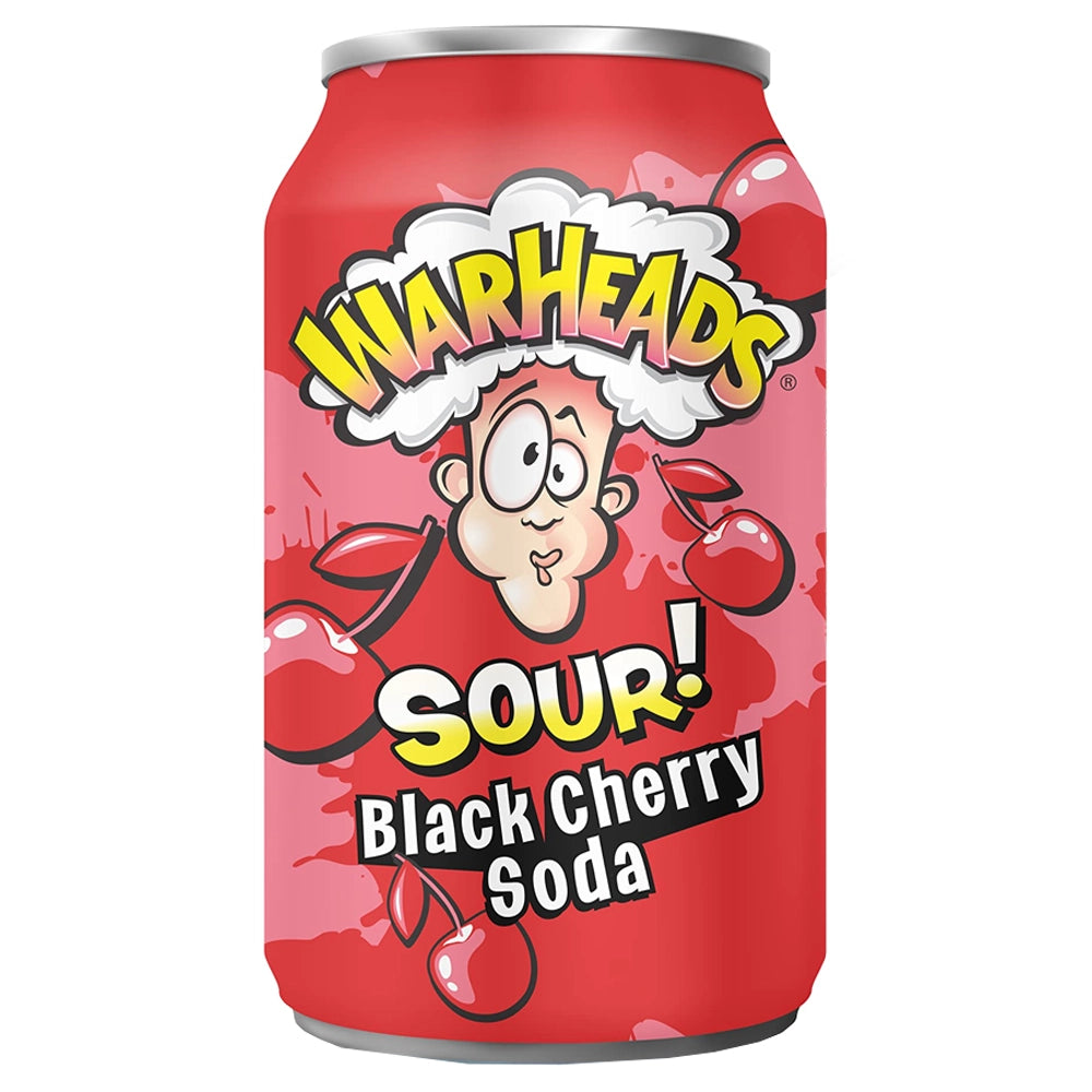 Warheads Sour Black Cherry Soda 355ml
