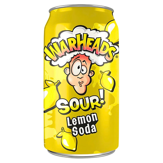 Warheads Sour Lemon Soda 355ml