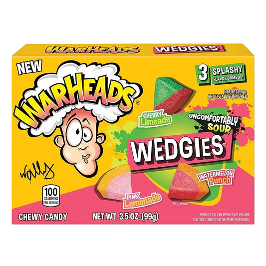 Warheads Sour Wedgies Theatre Box 99g