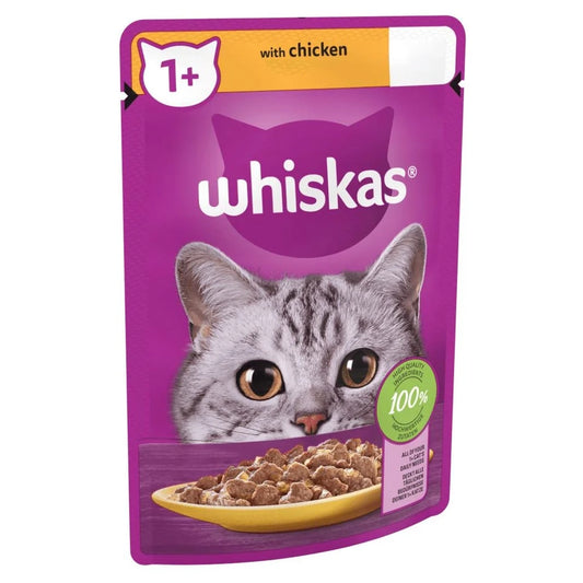 Whiskas with Chicken in Jelly 100g 1+ Years